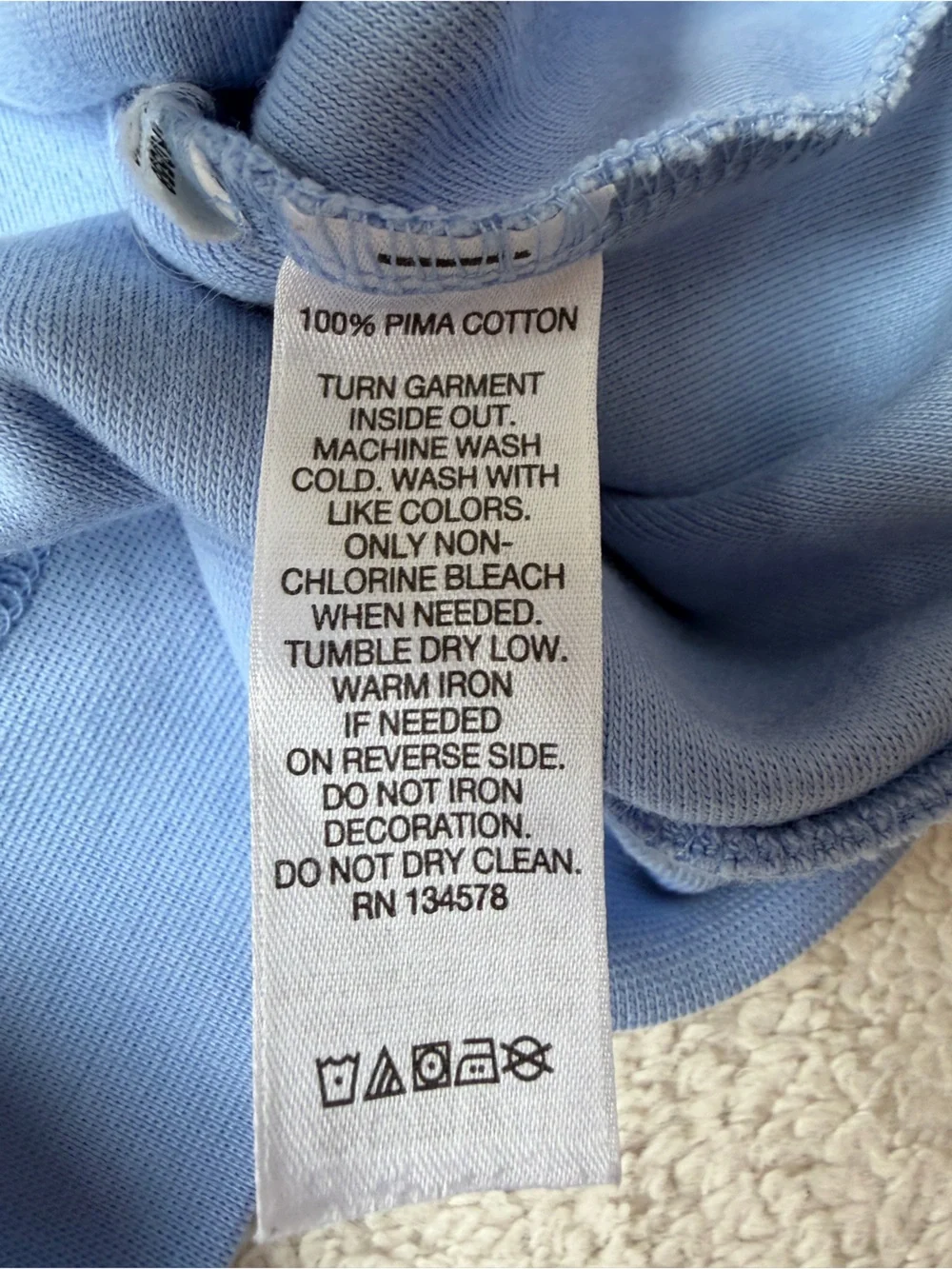 Vineyard Vines Men's Sky Blue Half-Zip Sweater Size Large